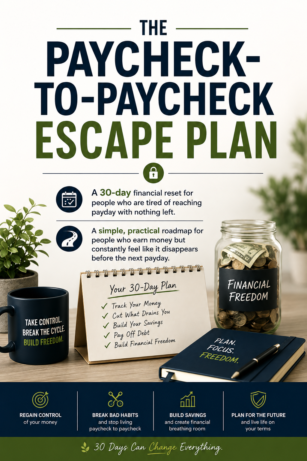 THE PAYCHECK-TO-PAYCHECK ESCAPE PLAN GUIDE